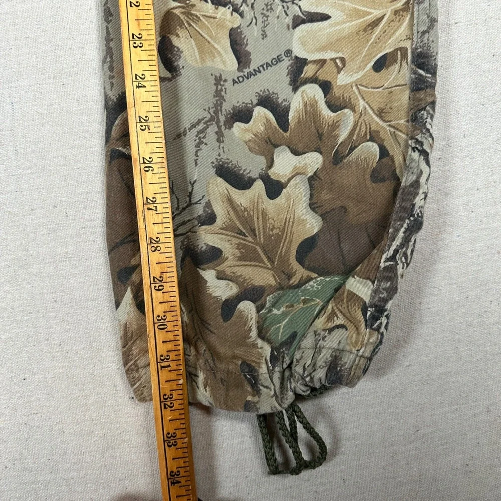 Ranger Camo Cargo‎ Pants Mens Medium Leaf Print Utility Hunting Tactical